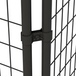 Origin Point Black Welded Steel Kennel Gate, 6-ft X 5-ft