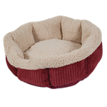 Aspen Pet Self-Warming Corduroy Cat Bed, Color May Vary