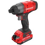 Craftsman V20* Cordless 1/4-in Impact Driver Kit (1 Battery)