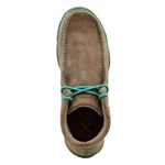 Twisted X Women's Chukka Driving Moc- Bomber and Turquoise, 9M
