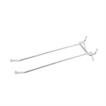 National Hardware N180-038 Double Multi Fit Pegboard Hook 6 Inch Zinc Plated Steel 2 Pack