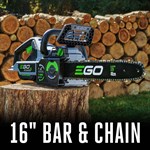 Ego Power Plus 16-inch 40cc Chainsaw with Battery