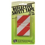 Hy-Ko 2 in. Rectangle Red/Silver Reflective Safety Tape 1 pk