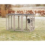 Trixie Pet Products Natura Gray XXL Wooden Outdoor Cat Retreat