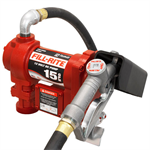 Tuthill Transfer Systems 12V Red Fuel Pump with 12FT Hose