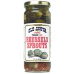 Old South Pickled Brussels Sprouts, Hot, 16 oz