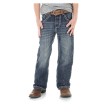 Wrangler Big Boy's 20X Vintage Slim Fit Boot Cut Jeans - Canyon Lake, 9, Slim