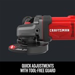 Craftsman V20* Cordless 4-1/2-in Small Angle Grinder (Tool Only)