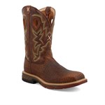 Twisted X Men's 12 in. Western Work Boot- Tan and Tan, 9D