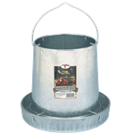 Miller Little Giant Manufacturing Galvanized Poultry Feeder, 12 lbs