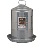 Miller Little Giant Manufacturing Galvanized Poultry Waterer, 3 gallon
