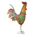 Backyard Expressions 63-in Metal Rooster