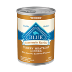 Blue Buffalo Homestyle Recipe Turkey Meatloaf Dinner with Carrots, 12.5 oz