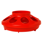 Miller Little Giant Manufacturing Plastic Screw on Feeder Base, Red