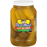 Best Maid Hot Dill Pickles, 1 gallon