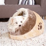 Trixie Pet Products Minou Small Beige Cuddly Cat Cabe Bed