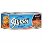 9 Lives Hearty Cuts with Real Turkey, Chicken and Cheese, 5.5 oz
