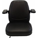 Concentric Deluxe High-Back Seat - Black
