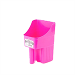 Miller Little Giant Manufacturing Feed Scoop, Poly, Pink, 3 qt