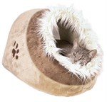 Trixie Pet Products Minou Small Beige Cuddly Cat Cabe Bed