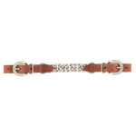 Weaver Leather Harness Leather 4-1/2-inch Single Flat Link Chain Curb Strap