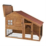 Trixie Pet Products Nautra Large 2-Story Hinged Roof Rabbit Cabin Hutch