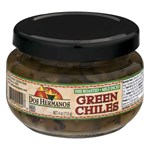 Dos Hermanos Fire Roasted Mild Diced Green Chilies, 4 oz