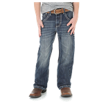 Wrangler Little Boy's 20X Vintage Slim Fit Boot Cut Jeans - Canyon Lake, 7, Regular