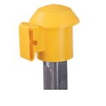 Dare Products Insulator, T-Post Topper, Yellow, 10 count