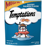 Temptations Mega Savory Salmon Cat Treats, 6.3 oz