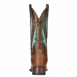 Ariat Women's Distressed Brown/Turquoise VentTEK Ultra Western Boot - 7, B