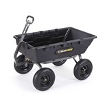 Gorilla Carts 1500-lb Super Heavy-Duty Poly Dump Cart with 16-in Tires