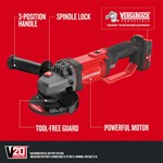 Craftsman V20* Cordless 4-1/2-in Small Angle Grinder (Tool Only)