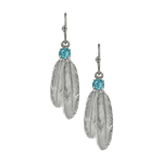 Montana Silversmiths Gift of Freedom Feather Earrings