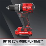 Craftsman V20* BRUSHLESS RP? Cordless 1/2-in. Drill/Driver Kit (2 Batteries)