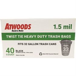 Husky 13 Gallon Drawstring Kitchen Trash Bags, 90 count