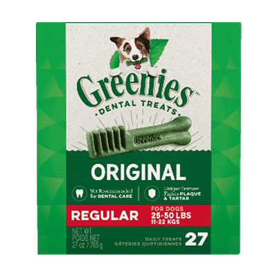 Greenies Original Regular Size Dog Dental Treats, 27 oz