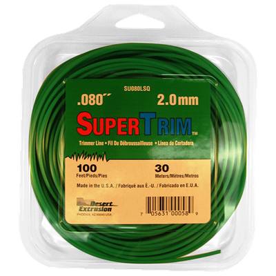Desert Extrusion Commercial Grade Mid Range Round Grass Trimmer Line, 0.080 in, 100-ft