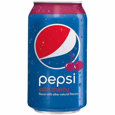 Pepsi Cola Wild Cherry Soda 12 oz Can, 12 pack