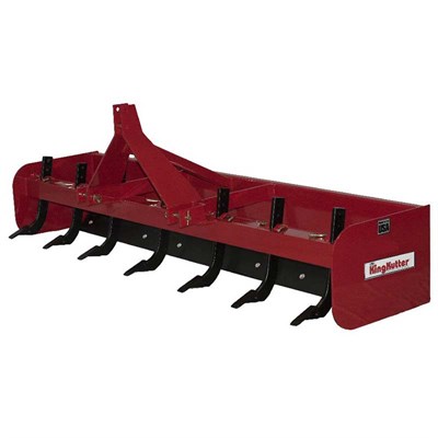 King Kutter 8-ft Hinged Back Box Blade - Red