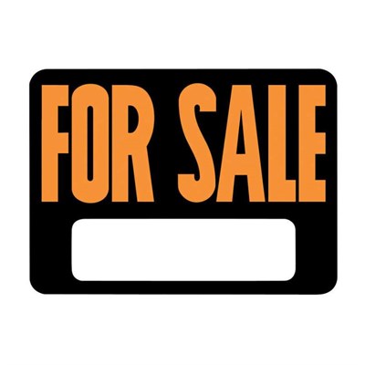 Hy-Ko English For Sale Sign Plastic 9 in. H x 12 in. W