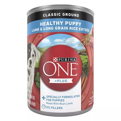 Purina One Wet Puppy Food- Lamb and Rice, 13 oz