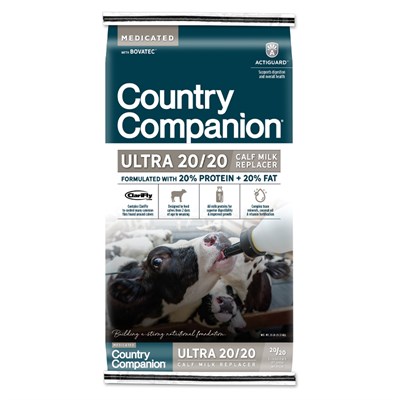Country Companion Calf Milk Replacer, Ultra 20/20, 25 lb