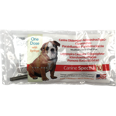 Canine Spectra 10 Vaccine with Syringe