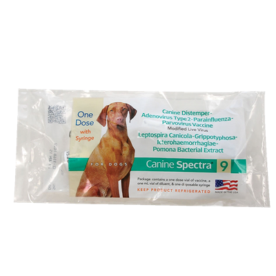Canine Spectra 9 Vaccine with Syringe