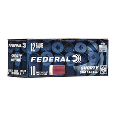 Federal Shorty Shotshells 12 Gauge 4 Buck Shot Shotgun Ammunition, 10 rounds