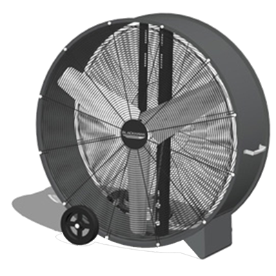 Ventamatic 42 inch 2-Speed High Velocity Belt Drive Drum Air Fan