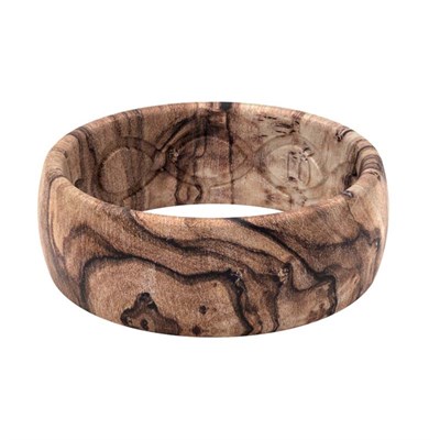 Groove Life Men's Burled Walnut Ring, Size 11