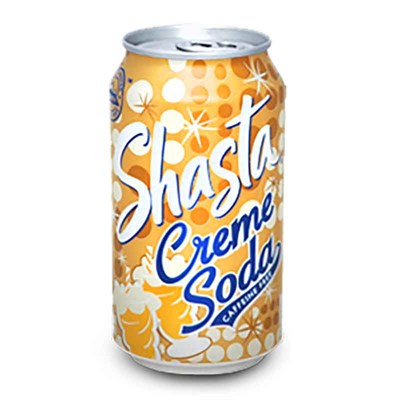 Shasta Creme Soda, 12 oz, 12 pack