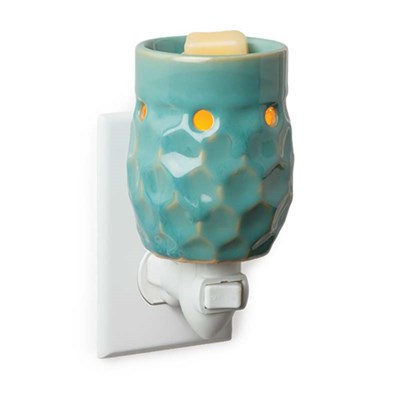 Candle Warmers Honeycomb Turquoise Pluggable Fragrance Warmer